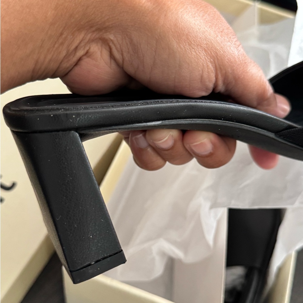 NEW Black Slide Sandals - Picture 5 of 8